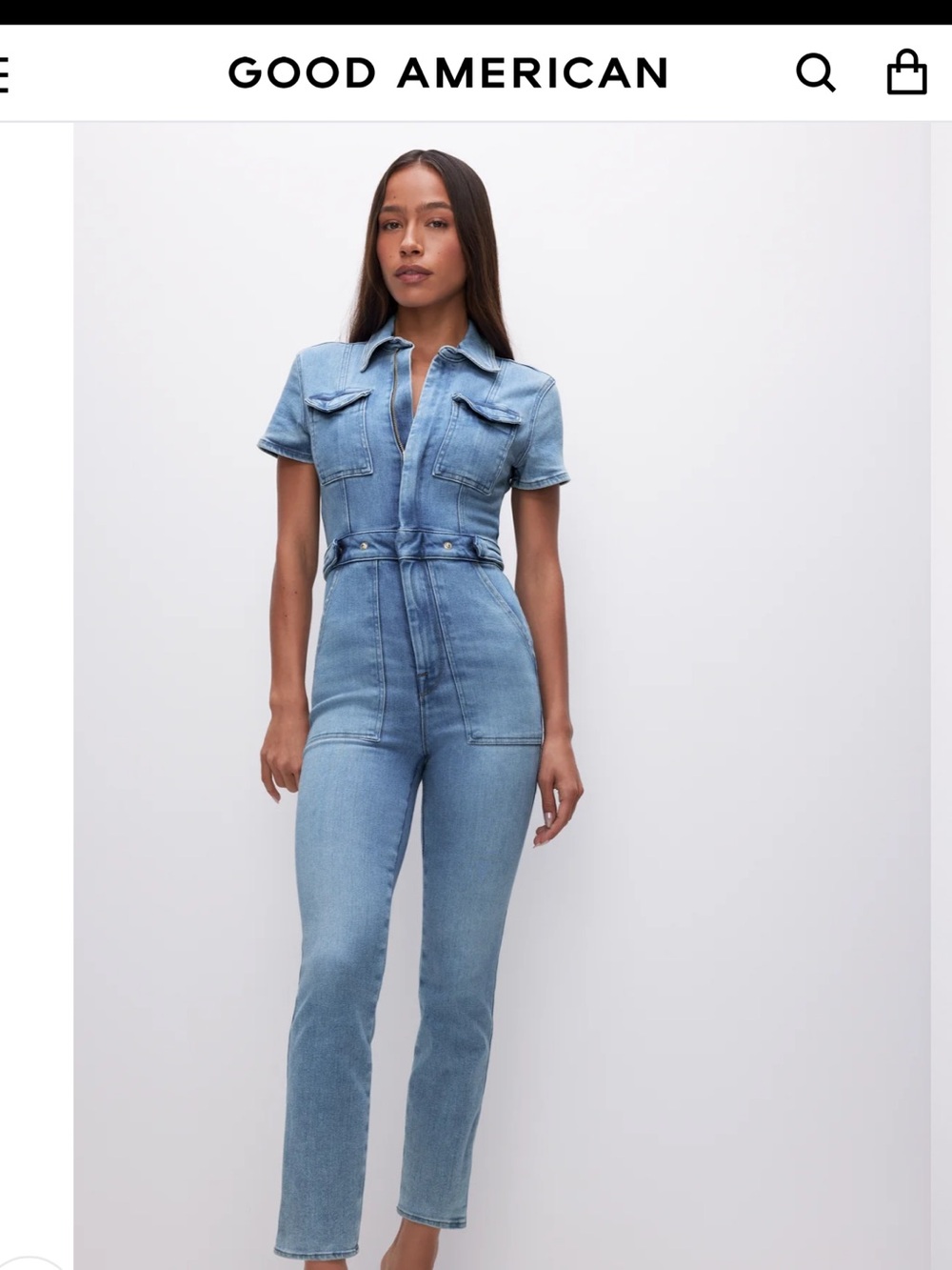 NWT Good American Fit for Success Jumpsuit Small